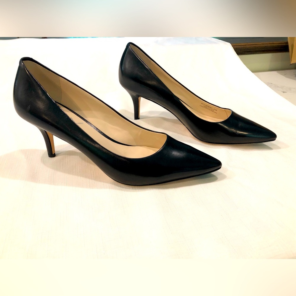 Cole Haan Timeless Black Heels. Size 8.5. Genuine Leather.